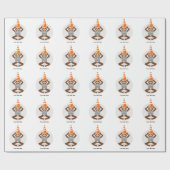 Funny Sloth is een unicorn Cadeaupapier (Vlak)