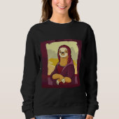 Funny Sloth Monalisa Trui (Voorkant)