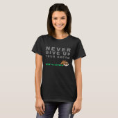 Funny Sloth Never Give Up Your Dreaming Keep Sleep T-shirt (Voorkant volledig)