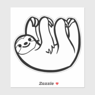 Funny Sloth Sticker