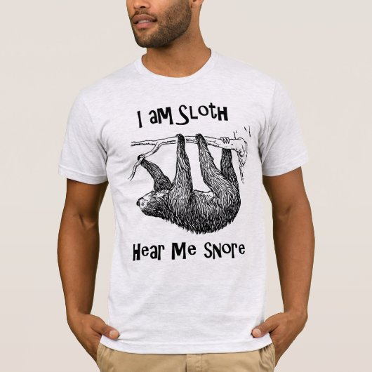 Funny Sloth T-shirt (Voorkant)