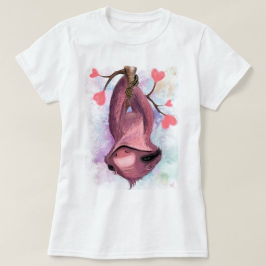 Funny Sloth T-Shirt (Design voorkant)