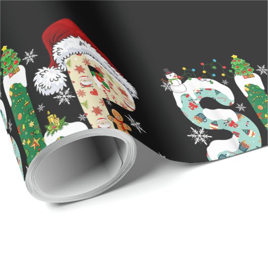 Funny SLP Patholoog Santa Christus Cadeaupapier (Rol Hoek)