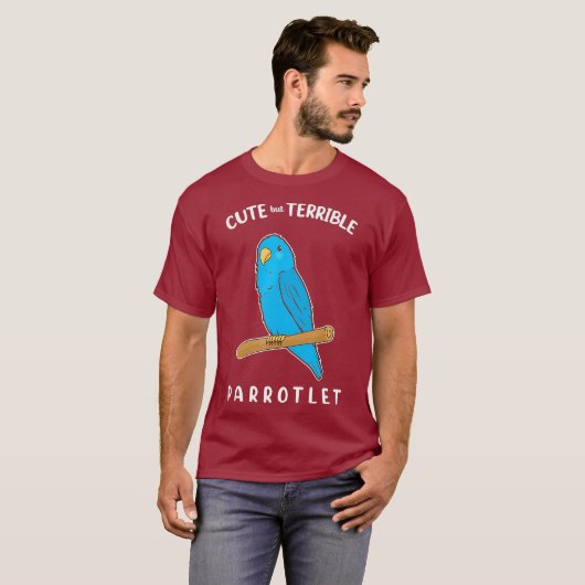 Funny Small Parrot Owner Parrotlet T-shirt (Voorkant volledig)