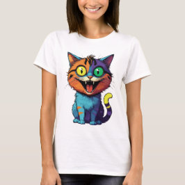 Funny - Smile Cat -  T-shirt