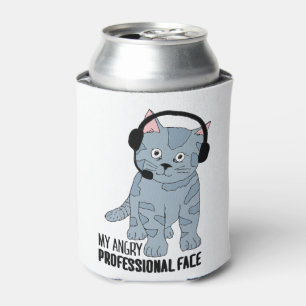 Funny Smiling Cat Professional Epic Sarcastic Blikjeskoeler
