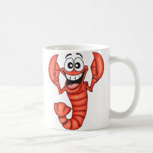 Funny Smiling Lobster Koffiemok