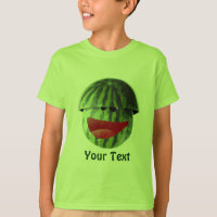 Funny Smiling Watermelon Kinder Picnic T-shirt