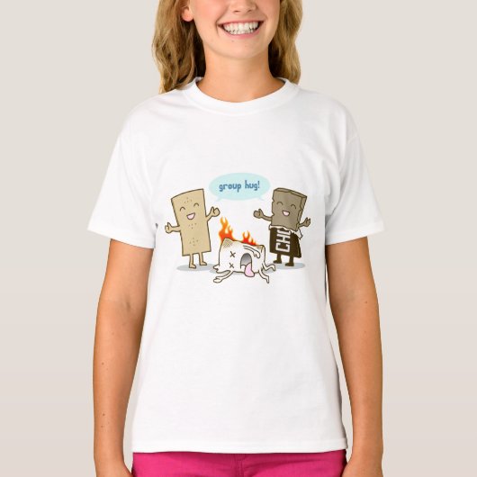 Funny - S'Mores Group Hug T-shirt (Voorkant)