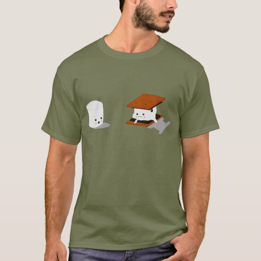 Funny Smores Marshmallow Shirt (Voorkant)