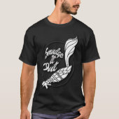 Funny Smudge it out, ga jezelf dempen, Sage T-shirt (Voorkant)