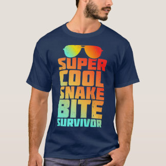 Funny Snake Bite Survivor Recovery krijgt goede na T-shirt