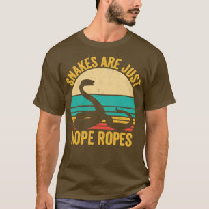 Funny Snake is gewoon Nope Ropes Retro T-shirt