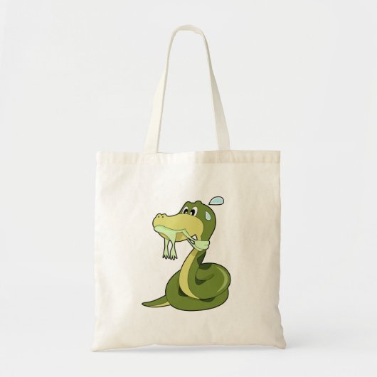 Funny Snake Tote Bag (Voorkant)