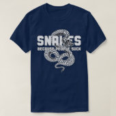 Funny Snake World Snake Day Reptile GiftTShirt T-shirt (Design voorkant)