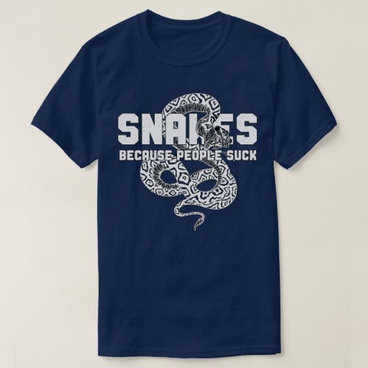 Funny Snake World Snake Day Reptile GiftTShirt T-shirt (Design voorkant)