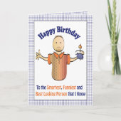 Funny Snarky mignonne carte d'anniversaire pour lu (Devant)