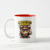  Funny Snooze Until Friday Alarm Clock Mug (Gauche)