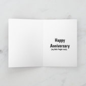 Funny Snoring Humour Anniversaire Carte (Intérieur)