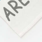 Funny Snow How Snowflakes Are Really Made  Fleece Deken (Hoek)