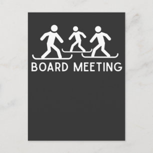 Funny Snowboard Quote Snowboarding Snow Sport Joke Briefkaart