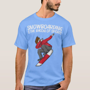 Funny Snowboarding voor mannen Skier Snowboard S T-shirt