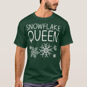 Funny Snowflake Art voor vrouwen: ijswinter T-shirt