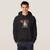Funny Snowman avec le drapeau américain Sweat - sh (Devant entier)