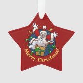 Funny Snowman Merry Christmas Surprise Cartoon (devant)