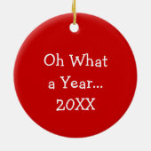 Funny Snowmen die met het oog op kerstmis een mask Keramisch Ornament (Achterkant)