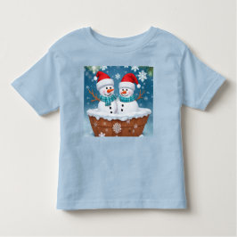 Funny Snowmen Kinder Shirts