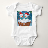 Funny Snowmen Romper (Voorkant)