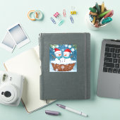 Funny Snowmen Sticker (iPad Cover)
