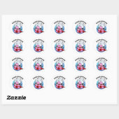 Funny soap Mam Pun Ronde Sticker (Vel)