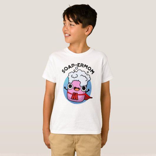 Funny soap Mam Pun T-shirt (Voorkant volledig)