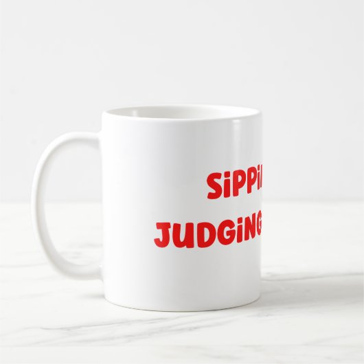 Funny Sober Coffee Mok (Links)