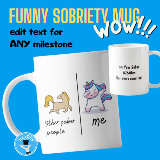 Funny Sobriety Mok - Andere Sober People and Me