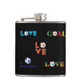 Funny Soccer Cup Sticker Heupfles (Voorkant)