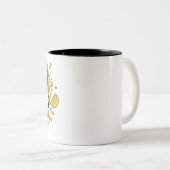 Funny Soccer Fruit Splash Coffee Mug (Devant droit)