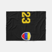 Funny Soccer Goal Golf Four Joke  Fleece Deken (Voorkant (Horizontaal))