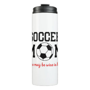 Funny Soccer Mam Thermosbeker