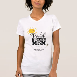 Funny SOCCER MOM Moederdag Birthday personaliseren T-shirt