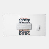 Funny Soccer Pops Vintage Engraving Conception de (Clavier et souris)
