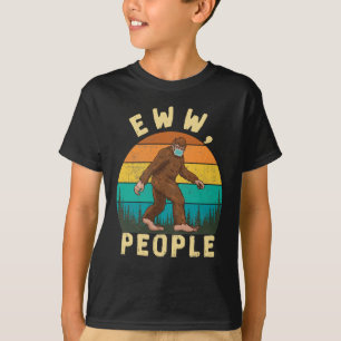Funny Social Distance News People Funny Bigfoot T-shirt
