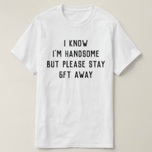 Funny Social Distancing Mannen T-Shirt