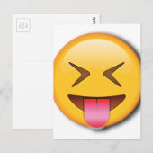 Funny Social Emoji Briefkaart (Voorkant / Achterkant)