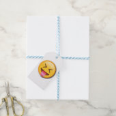 Funny Social Emoji Cadeaulabel (Met Touw)