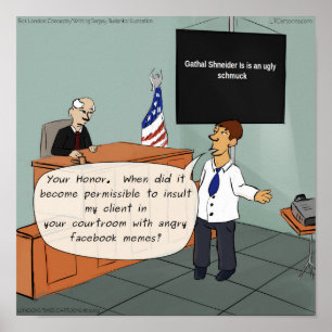 Funny Social Media Slururs toegestaan in het Poste Poster