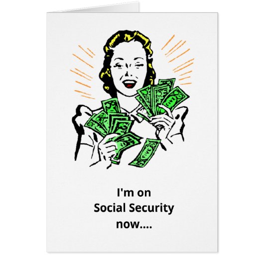 Funny Social Security Retirement humor (Voorkant)