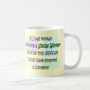 Funny Social Worker Gifts Koffiemok